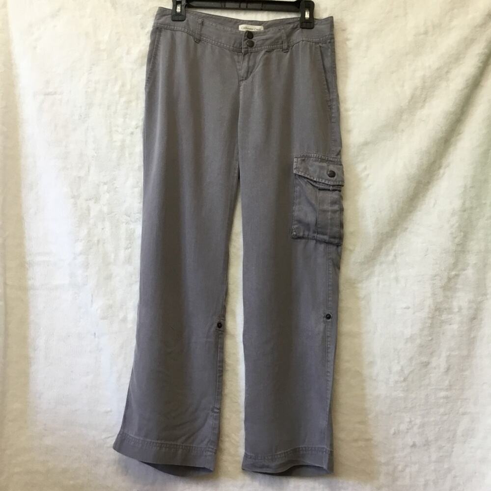 Coldwater Creek Gray With Bottom Button Up Pants - image 2